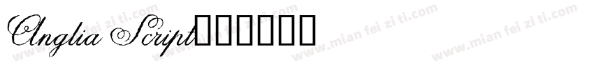 Anglia Script字体转换